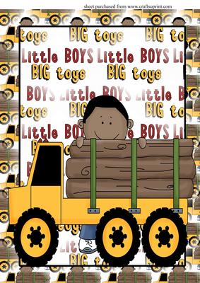 A4 Aprox Little Boy Big Toy Topper 3