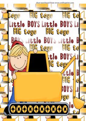 A4 Aprox Little Boy Big Toy Topper 4