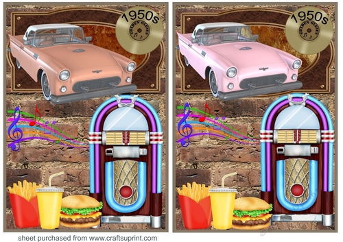 2 1950s themed card fronts 3