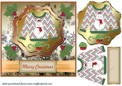 Ugly Christmas jumper card front