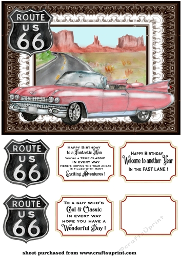 Life in the fast lane Birthday card front 4