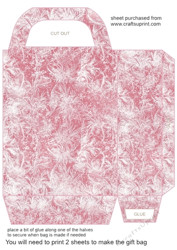 Red frozen gift bag 5
