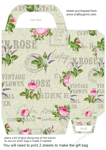 Floral gift bag 5