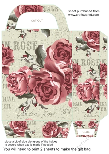 Floral gift bag 7