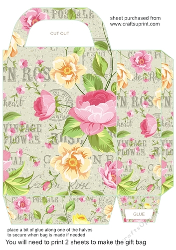 Floral gift bag 8
