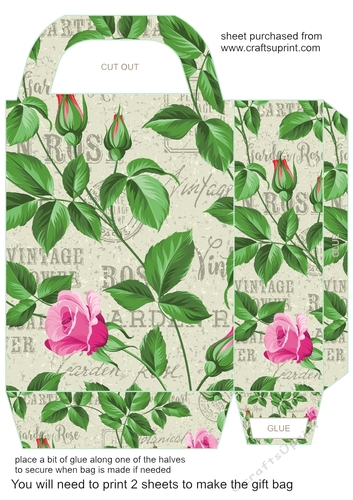 Floral gift bag 9