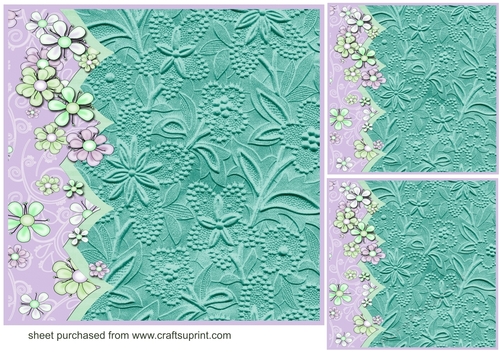 3 All about the flowers card front/topper blanks 5