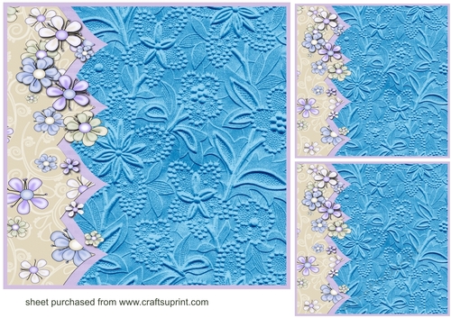 3 All about the flowers card front/topper blanks 6