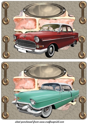 2 Vintage car toppers 2