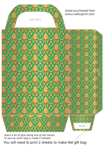 Art Deco gift bag 8