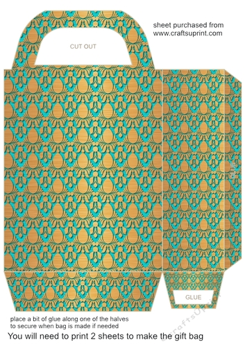 Art Deco gift bag 9
