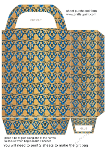Art Deco gift bag 10