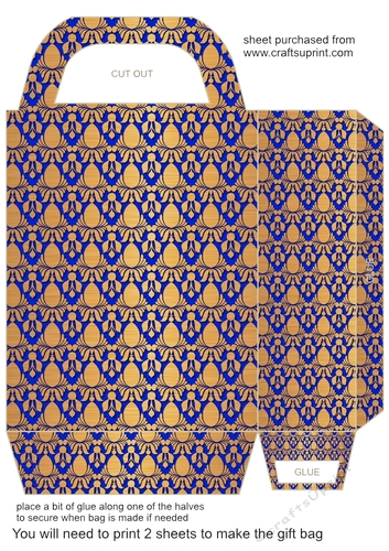 Art Deco gift bag 11