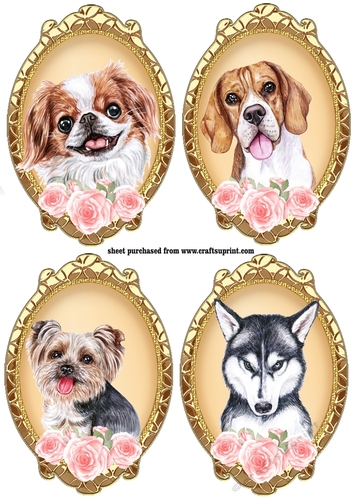 4 cute rose pup toppers 1