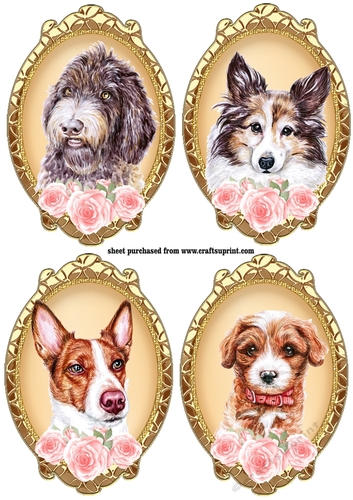 4 cute rose pup toppers 4