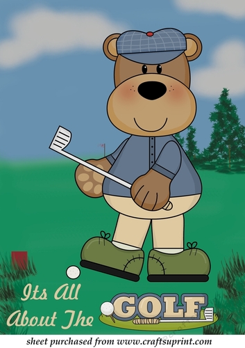 Large its all about the golf topper 3