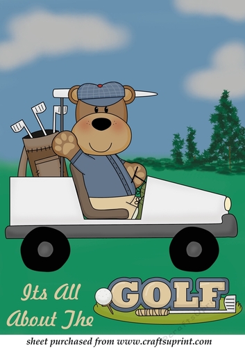 Large its all about the golf topper 2