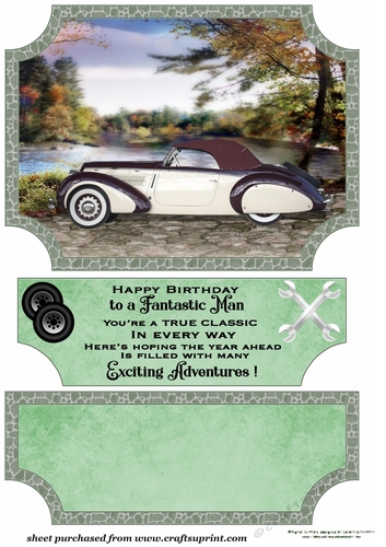 Scene classic car topper and stopper (no base) 6