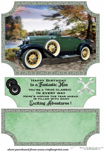 Scene classic car topper and stopper (no base) 9