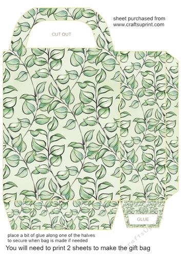Yellow bee gift bag 5