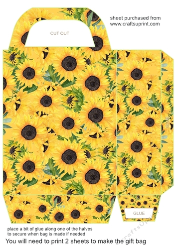 Floral gift bag 1
