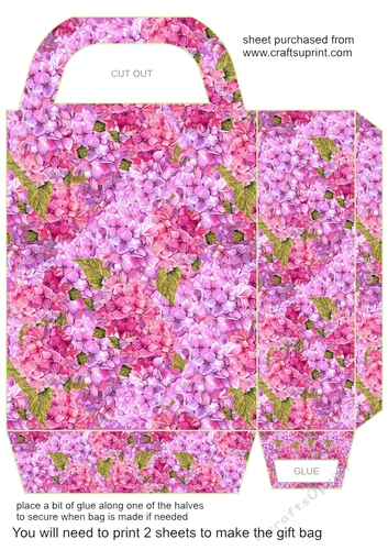 Floral gift bag 2