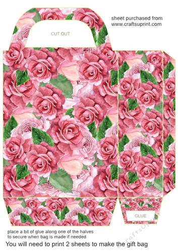 Floral gift bag 3