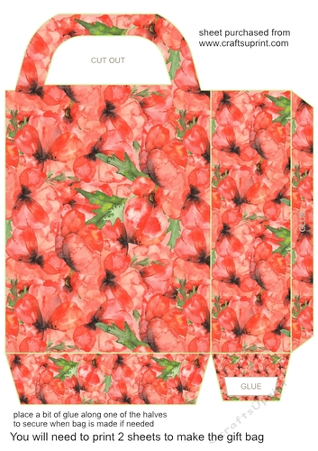 Floral gift bag 4