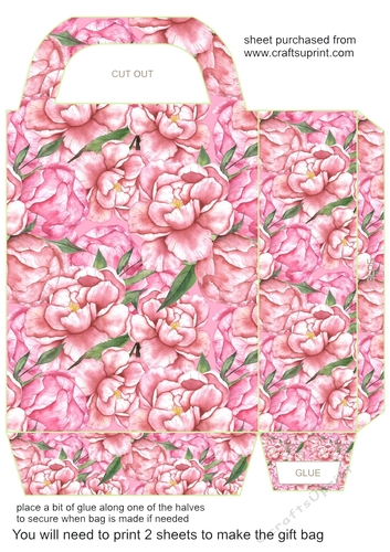 Floral gift bag 5