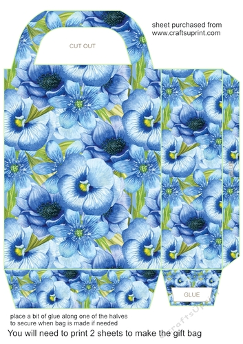 Floral gift bag 8