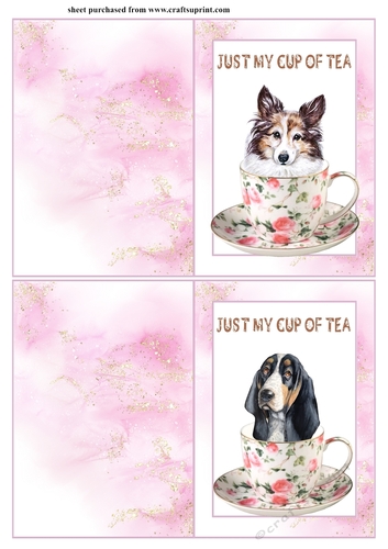 2 Just my cup of tea notelets 6
