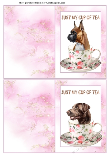 2 Just my cup of tea notelets 8