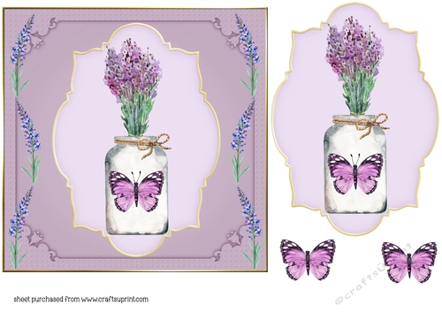 All about the lavender card front 2