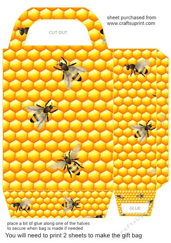 All about the bees gift bag 3