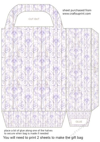 Cottage wood gift bag 7