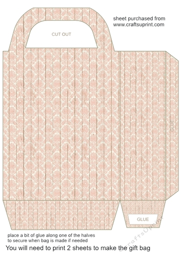 Cottage wood gift bag 9
