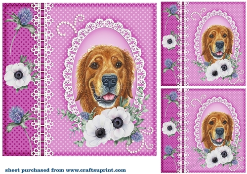 3 Scottish dog card front/toppers 7