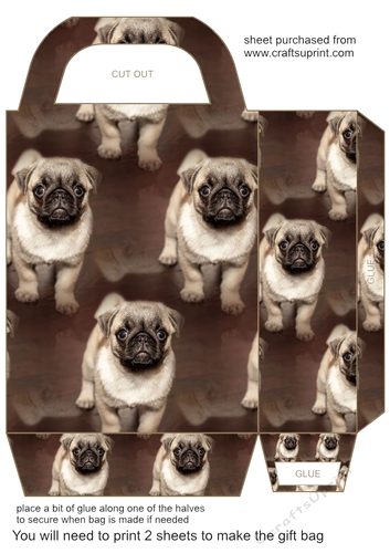 Cute dog gift bag 3