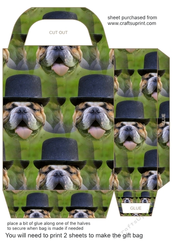 Cute dog gift bag 4