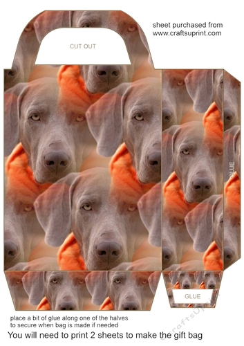 Cute dog gift bag 6