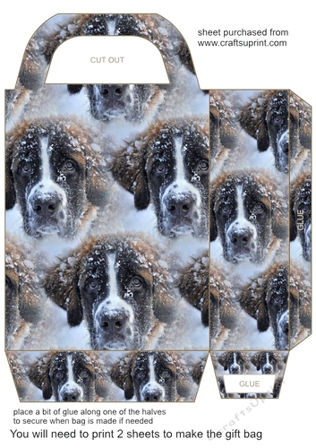Christmas pooch gift bag 2