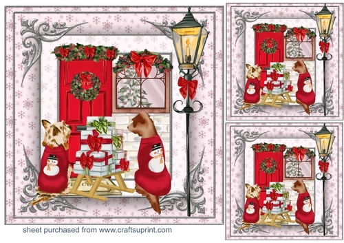 3 We ve brought pressies card front/toppers