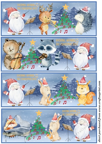 4 Rocking around the Christmas tree toppers