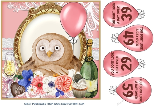 You dont look a day over Birthday card front 3