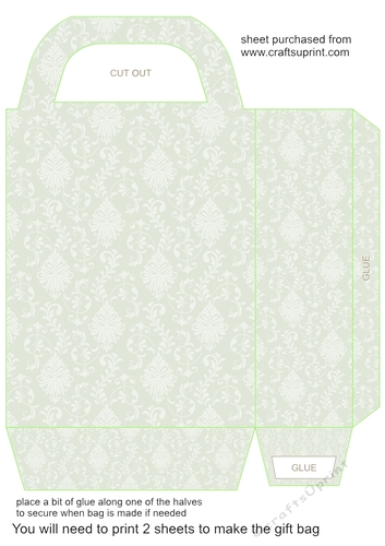 Autumn roses gift bag 4
