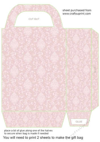Autumn roses gift bag 5