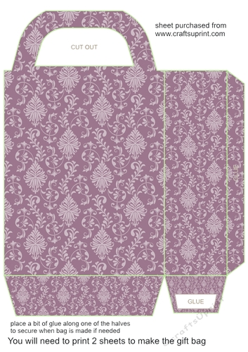 Autumn roses gift bag 7