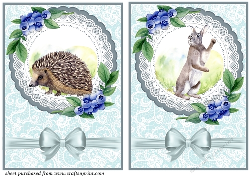 2 Forest animal card fronts 3