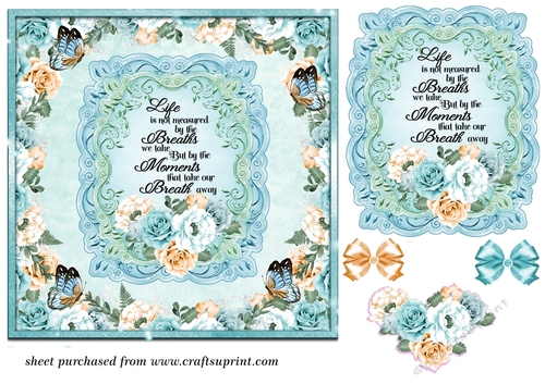 Roses Life is not measured card front