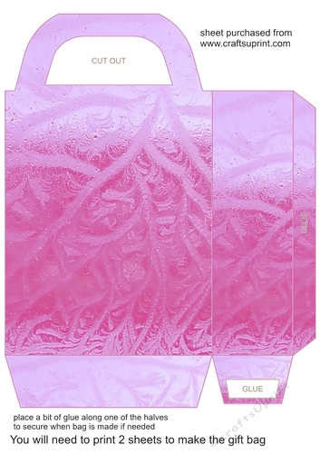 Pink ice gift bag 1